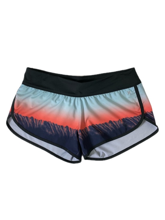 Hurley Pants - Hurley Women’s Board Shorts Size Large Sunset Ombre Swim Tropical Sunset Shorts